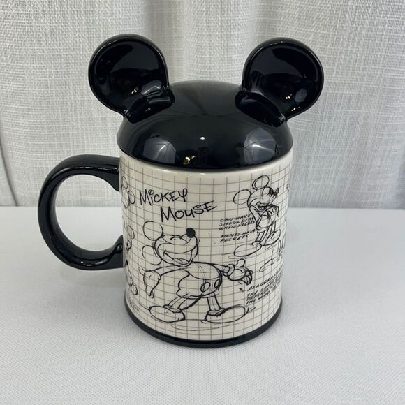 Disney Mickey Mouse mug with Mickey hat topper - Picture 1 of 8